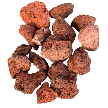 Red Lava Rock 2 to 5 cm Volcanic Stones 1kg Decorative Rocks for Aquarium