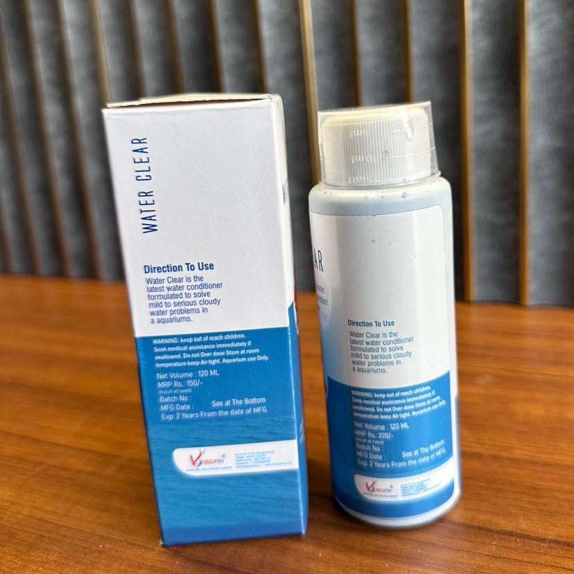RedFin Water Clear Aquarium Water Conditioner 120 ml bottle