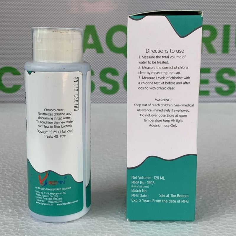 Redfin Chloro clear 120 ml Fish Medicine - 4