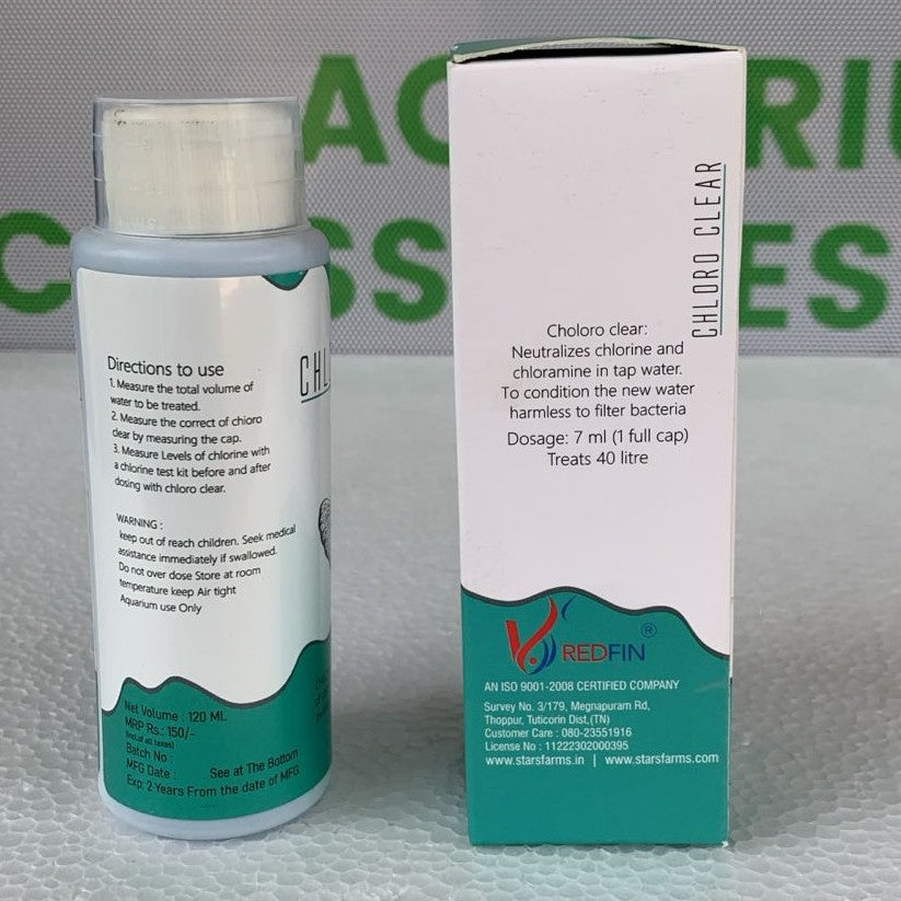 Redfin Chloro clear 120 ml Fish Medicine - 3