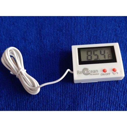 Reocean Aquarium Digital Thermometer with Probe - 3