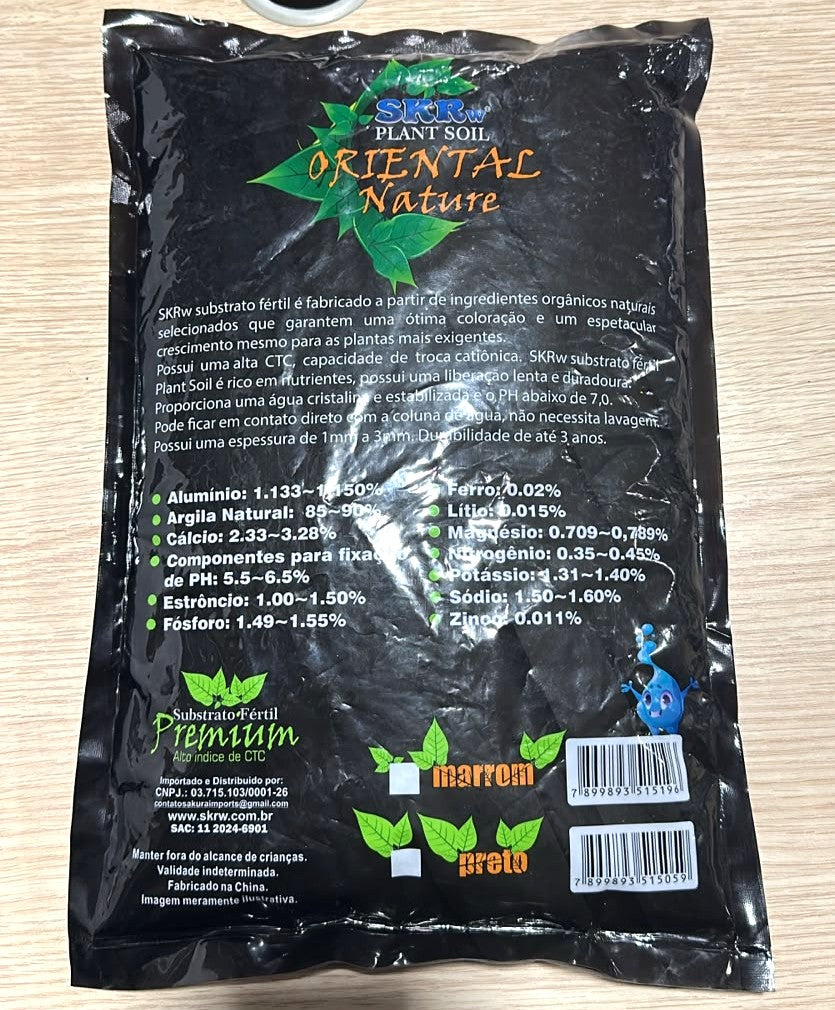 SKRw Plant Soil Premium Aquarium Substrate (1-3mm, 3 Liters / 2.5KG)