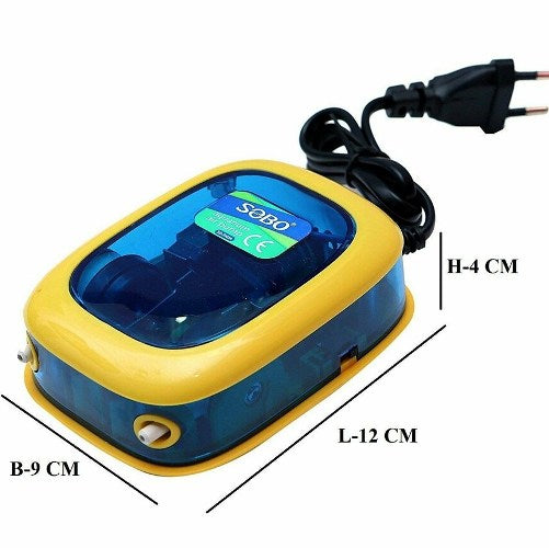 SOBO SB-9905A Aquarium Air Pump 4.2 Watts - 3