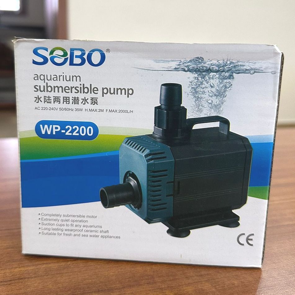 Sobo WP-2200 Submersible Water Pump For Aquariums and  Fish Tank 35 watts - 2