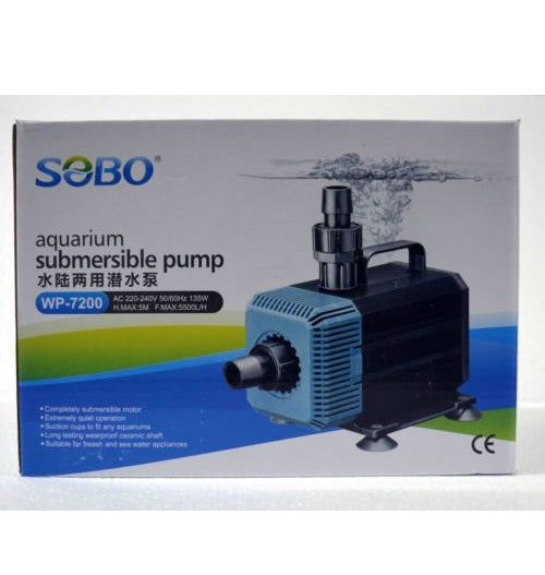 Sobo WP-7200 Submersible Water Pump For Fountain and  Fish Tank 135 watts - 4