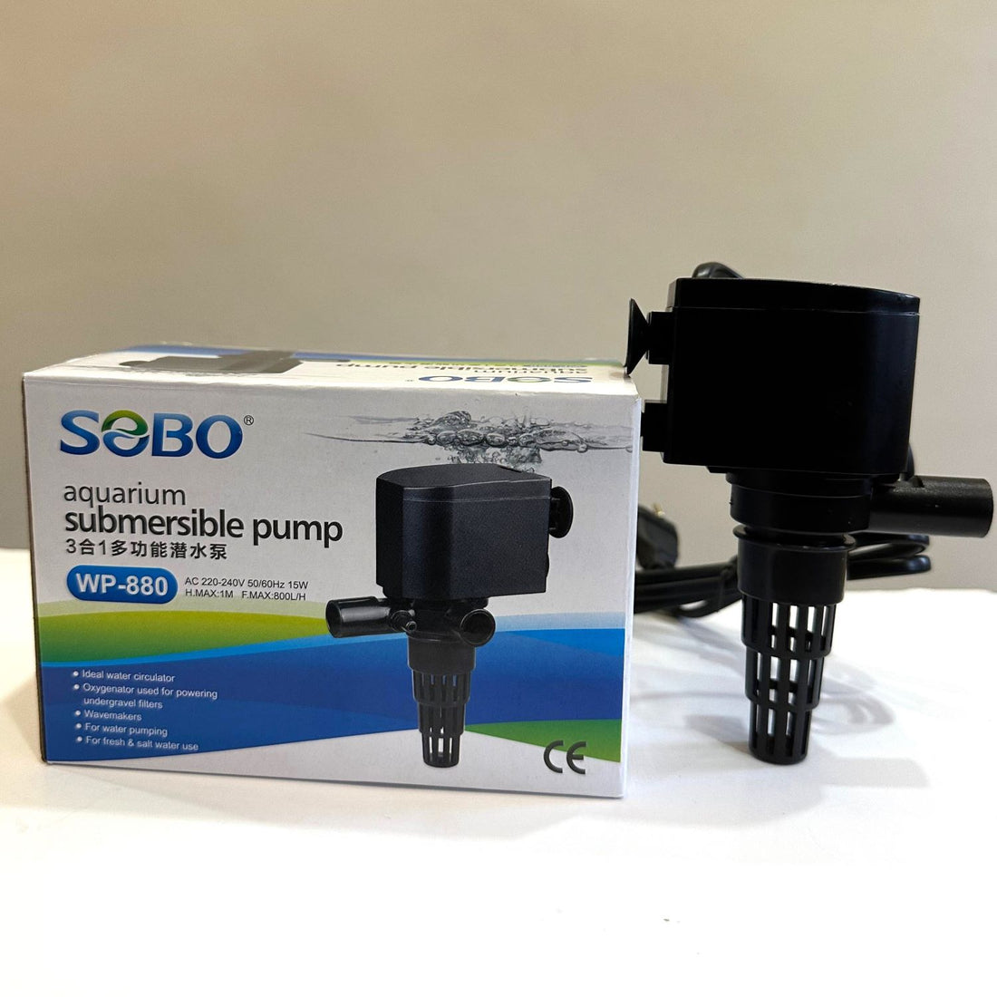 SOBO WP-880 Aquarium Power Head 15 Watts