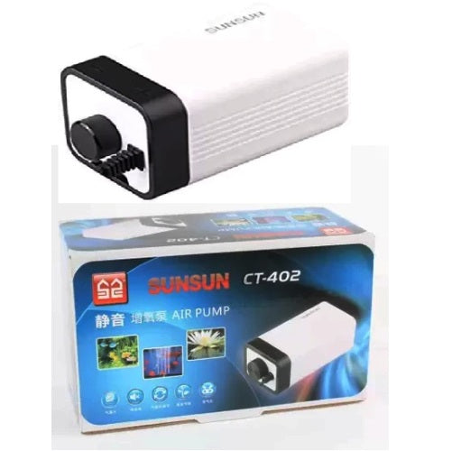 SUNSUN CT-402 2 Way Silent Air Aquarium Pump 4 Watts