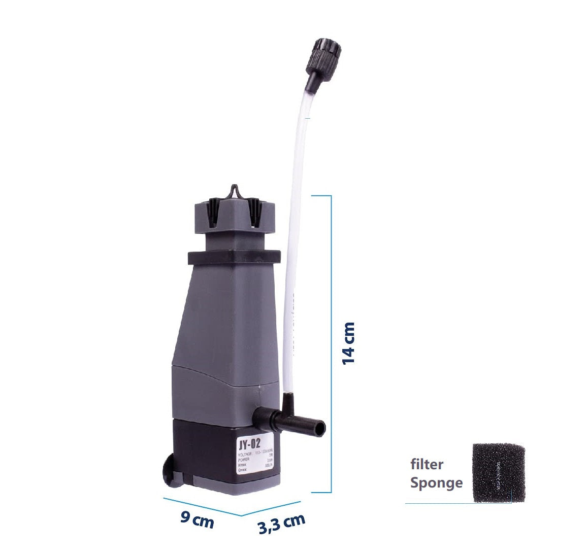 SUNSUN JY-02 Aquarium Surface Skimmer - 4