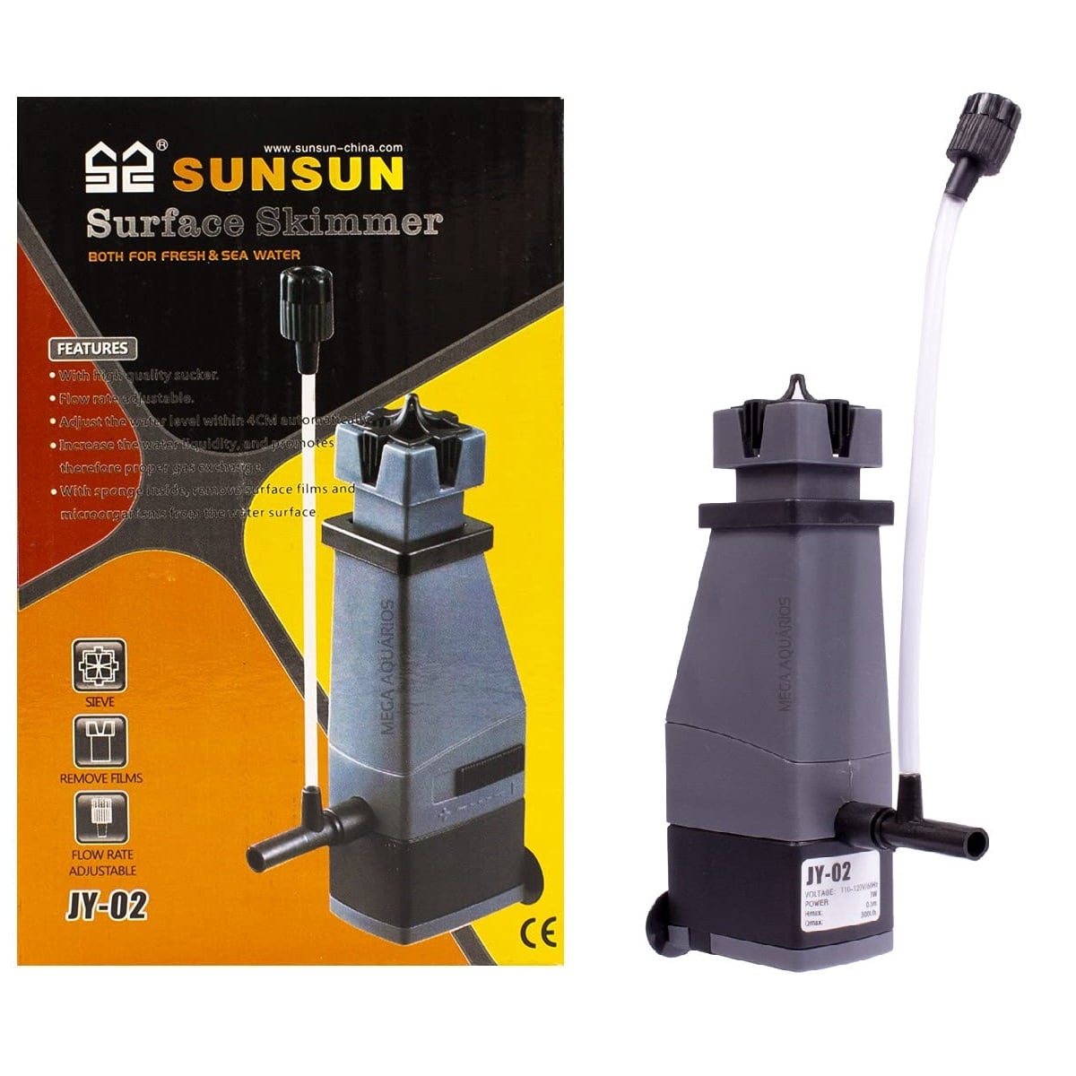 SUNSUN JY-02 Aquarium Surface Skimmer