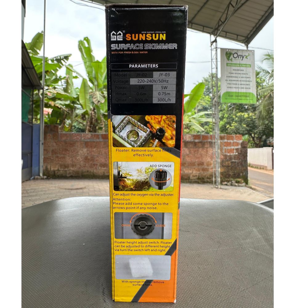 SUNSUN JY-03 Aquarium Surface Skimmer - 7