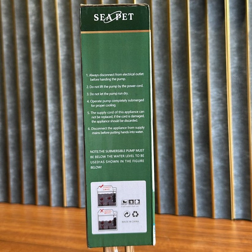Sea Pet SP-1500BF Aquarium Internal Filter (15W) – 950L/H  3-in-1 Power Filter - 5