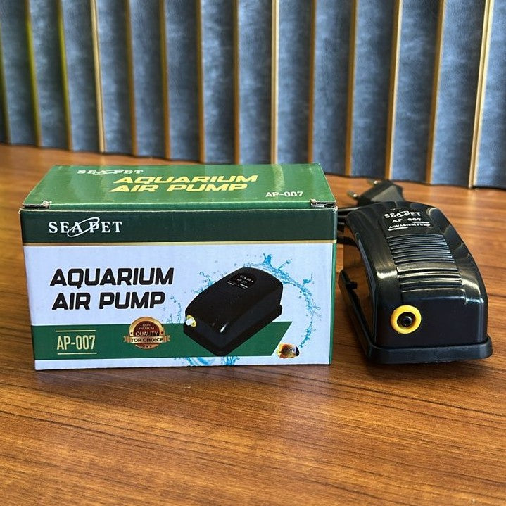Sea Pet AP-007 Aquarium Air Pump (2.5W) – High-Efficiency Single Outlet Aerator - 2