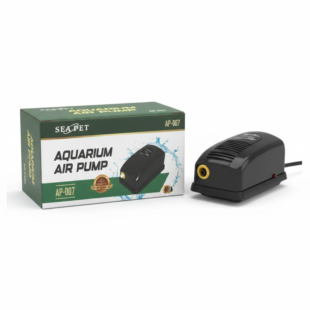 Sea Pet AP-007 Aquarium Air Pump (2.5W) – High-Efficiency Single Outlet Aerator