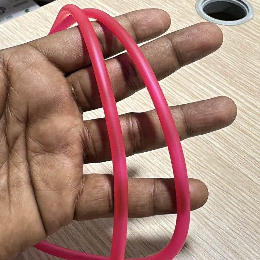 Premium Silicon Air Tube Import 1 Meter Red color for Aquariums