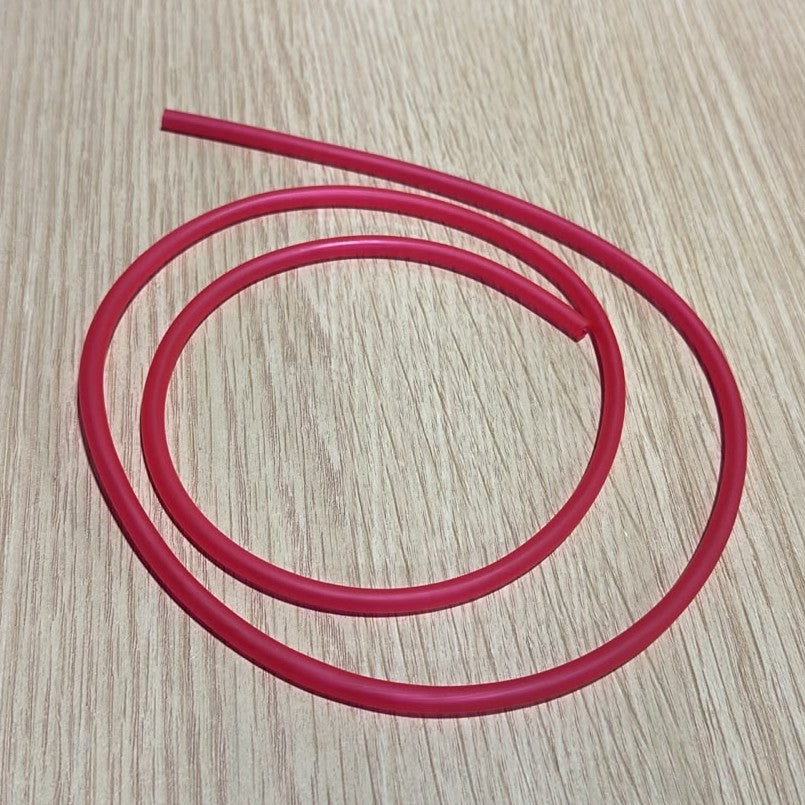 Premium Silicon Air Tube Import 1 Meter Red color for Aquariums