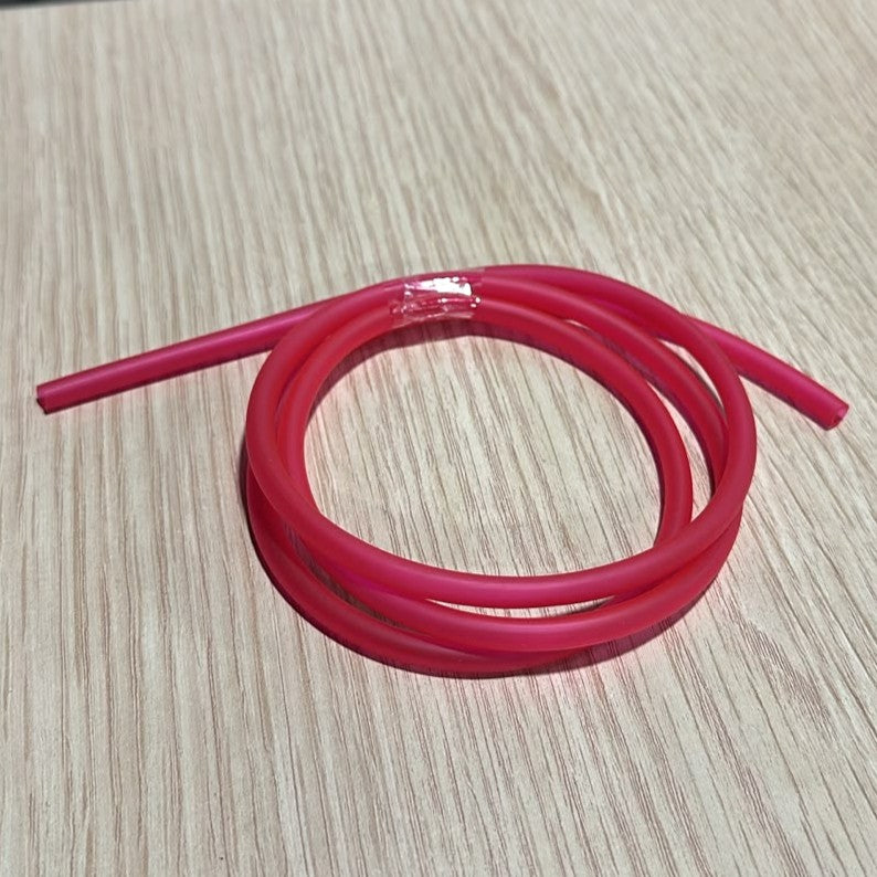 Premium Silicon Air Tube Import 1 Meter Red color for Aquariums