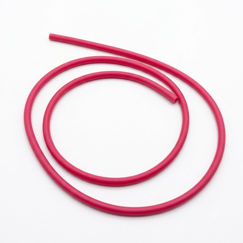 Premium Silicon Air Tube Import 1 Meter Red color for Aquariums