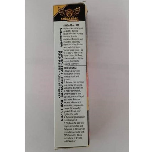 Singaseal 888 Clear Silicone 15 gram - 3