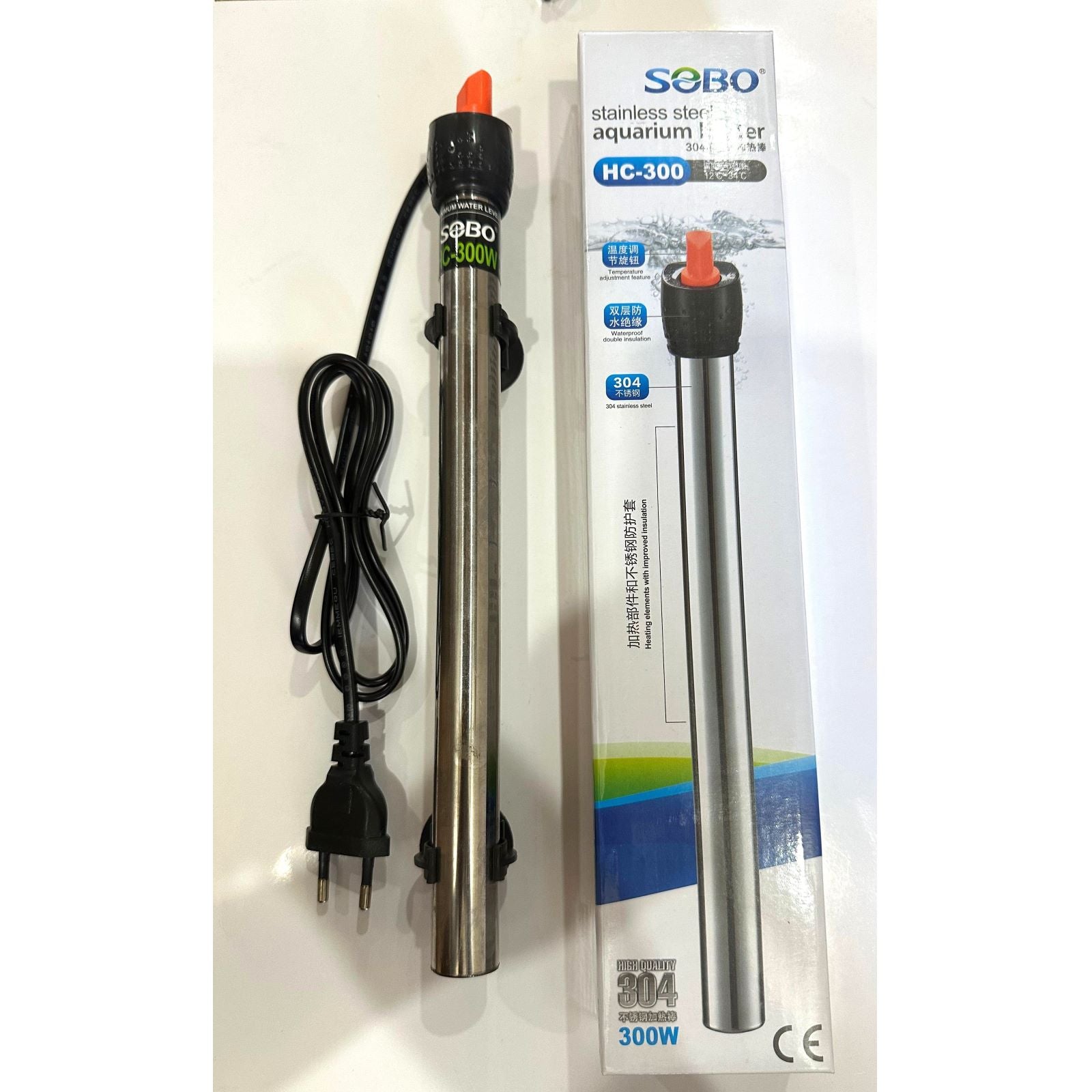 Sobo HC300 - 300W stainless Steel Aquarium Heater - 4