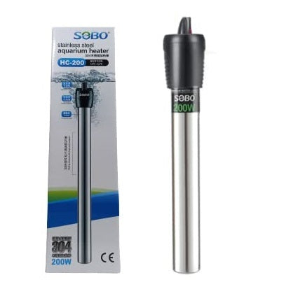 Sobo HC200 - 200W stainless Steel Aquarium Heater