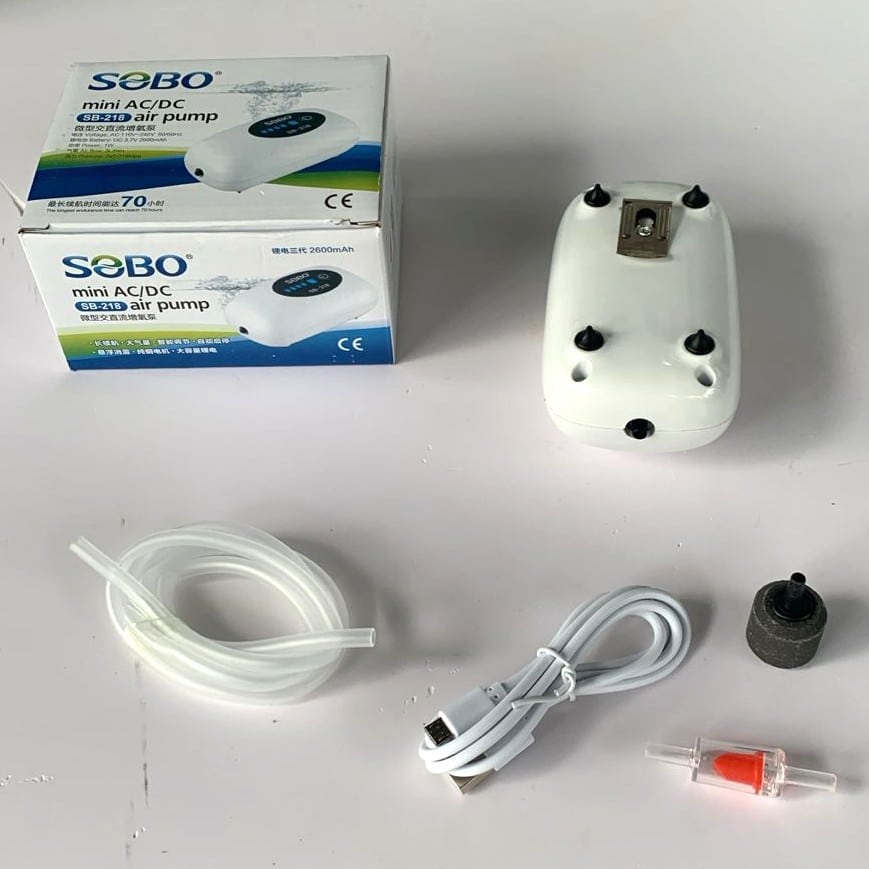 Sobo SB-218 Rechargeable mini AC/DC Air Pump - 4