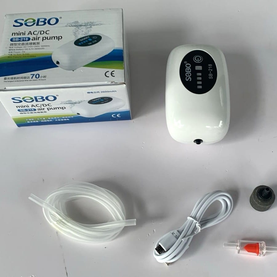 Sobo SB-218 Rechargeable mini AC/DC Air Pump - 3