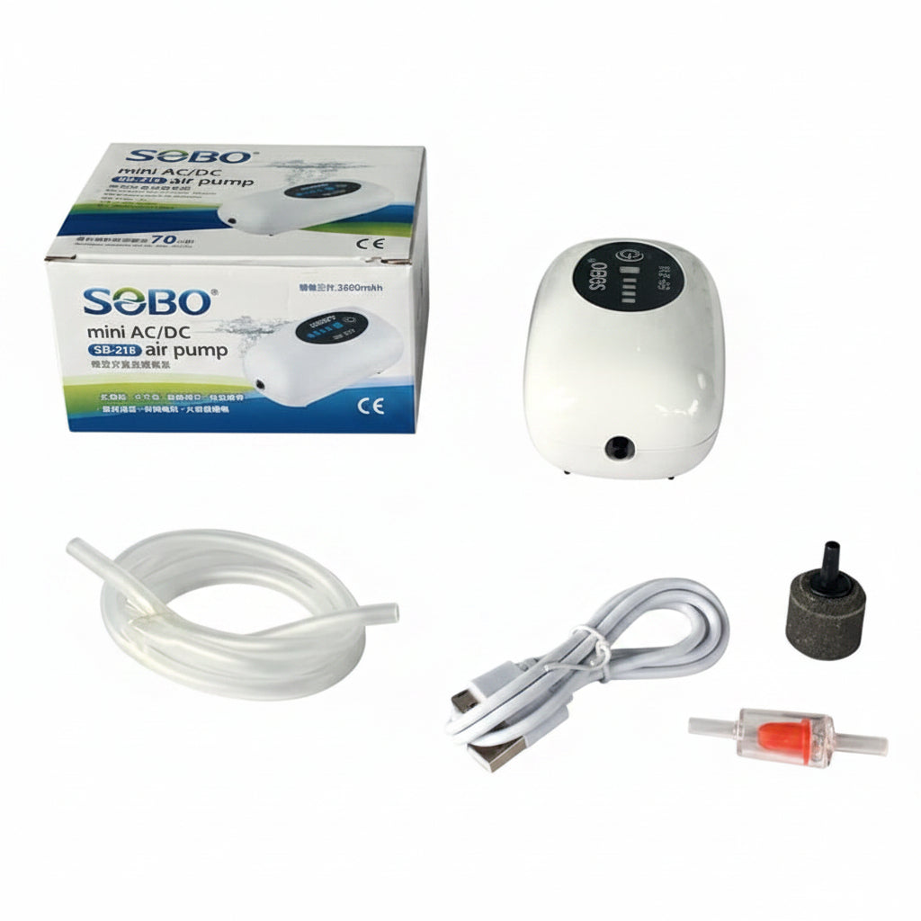 Sobo SB-218 Rechargeable mini AC/DC Air Pump
