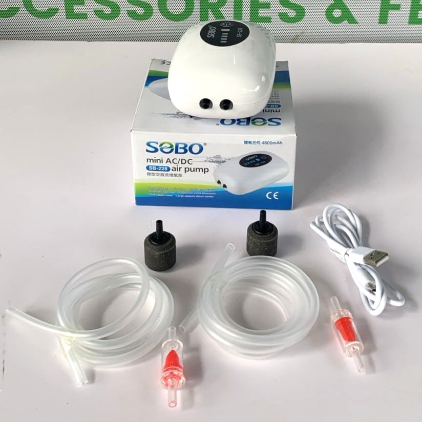 Sobo SB-228 Rechargeable 2-way mini AC/DC Air Pump - 2