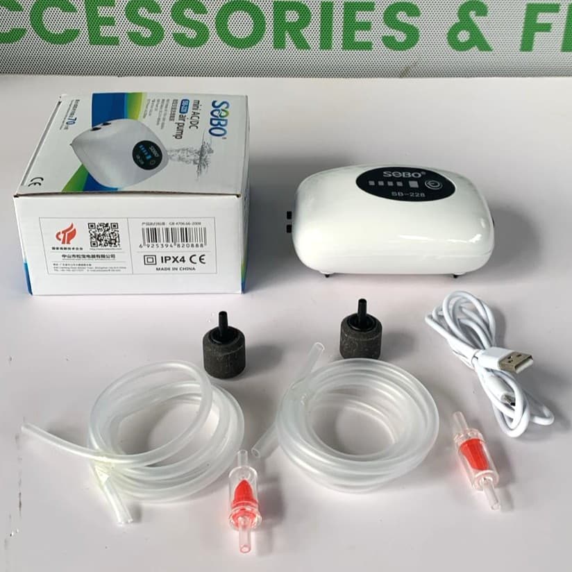 Sobo SB-228 Rechargeable 2-way mini AC/DC Air Pump - 3