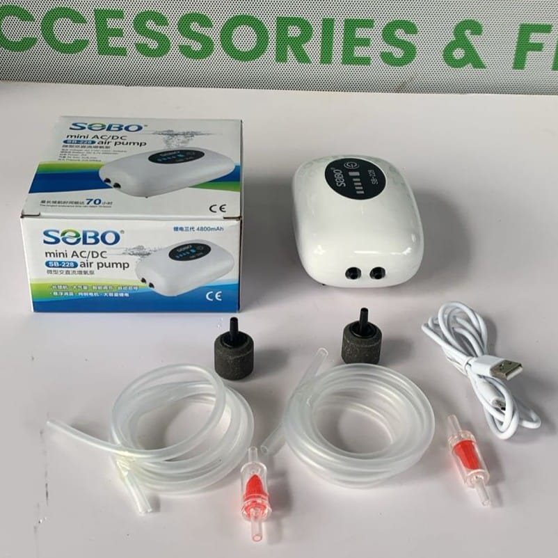 Sobo SB-228 Rechargeable 2-way mini AC/DC Air Pump - 4
