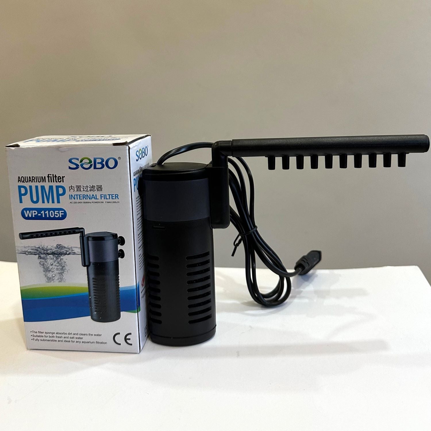 Sobo WP-1105F Internal aquarium Filter 5 watts