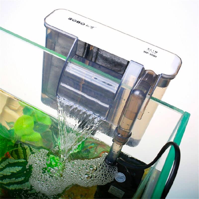 Sobo WP-308H Aquarium Slim Hang On Filter 5.8 Watts | 580 L/h - 3