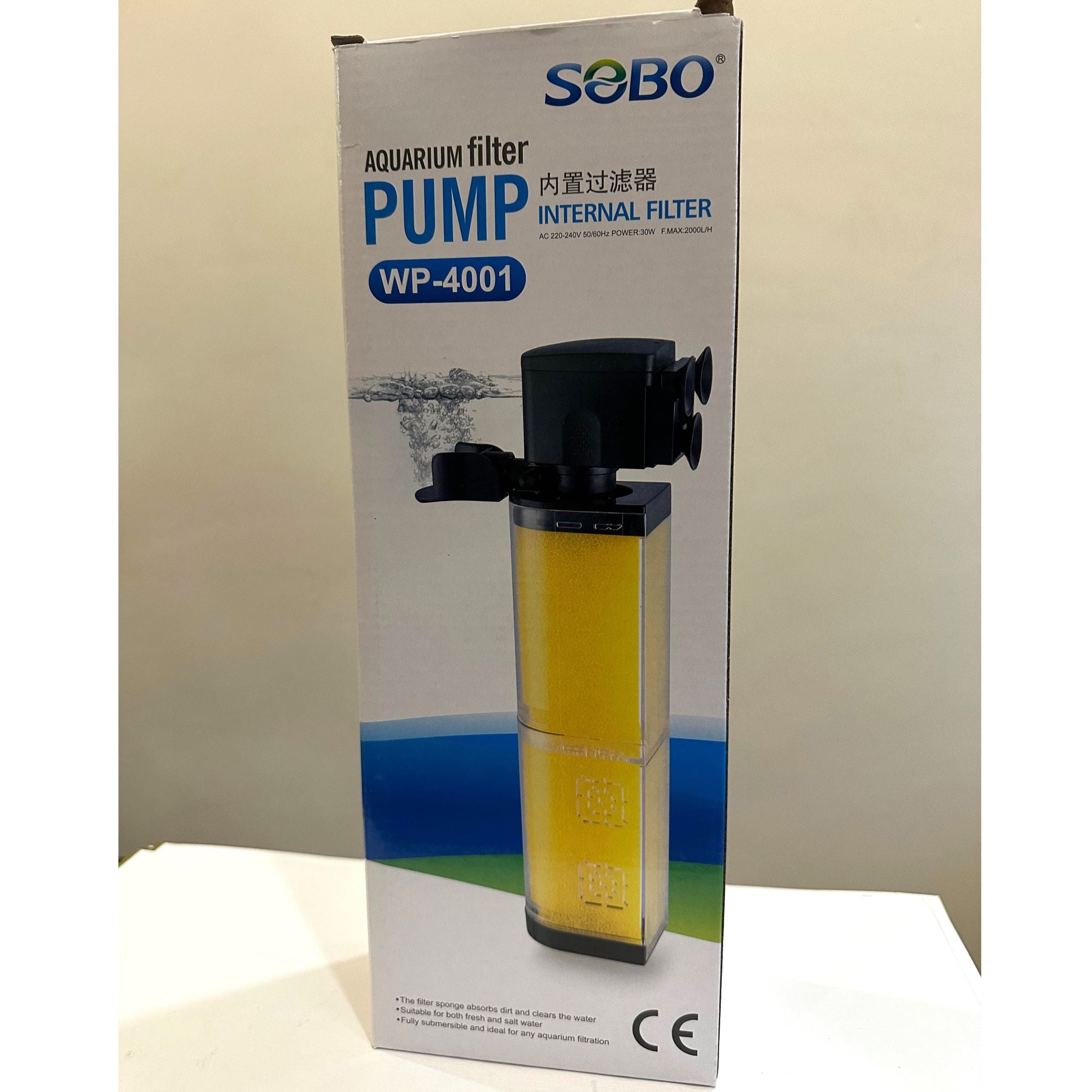 SOBO WP-4001 Aquarium Internal Filter 30 Watts - 5