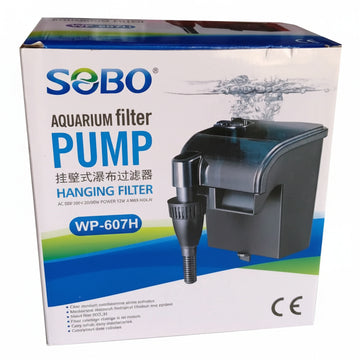 Sobo WP-607H Aquarium Hang On Filter 12 Watts | 600 L/h - 2