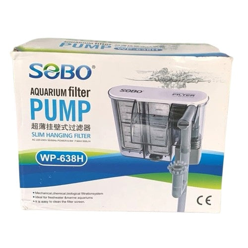 Sobo WP-638H Aquarium Hang On Filter 6.8 Watts - 2