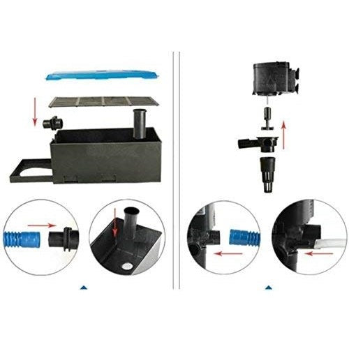 Sobo WP-880F Aquarium Top Filter 15 Watts - 4