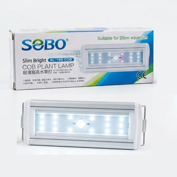 Sobo AL-180 COB Plant Lamp (8W) – Slim Bright LED Light for 20cm Planted Aquariums