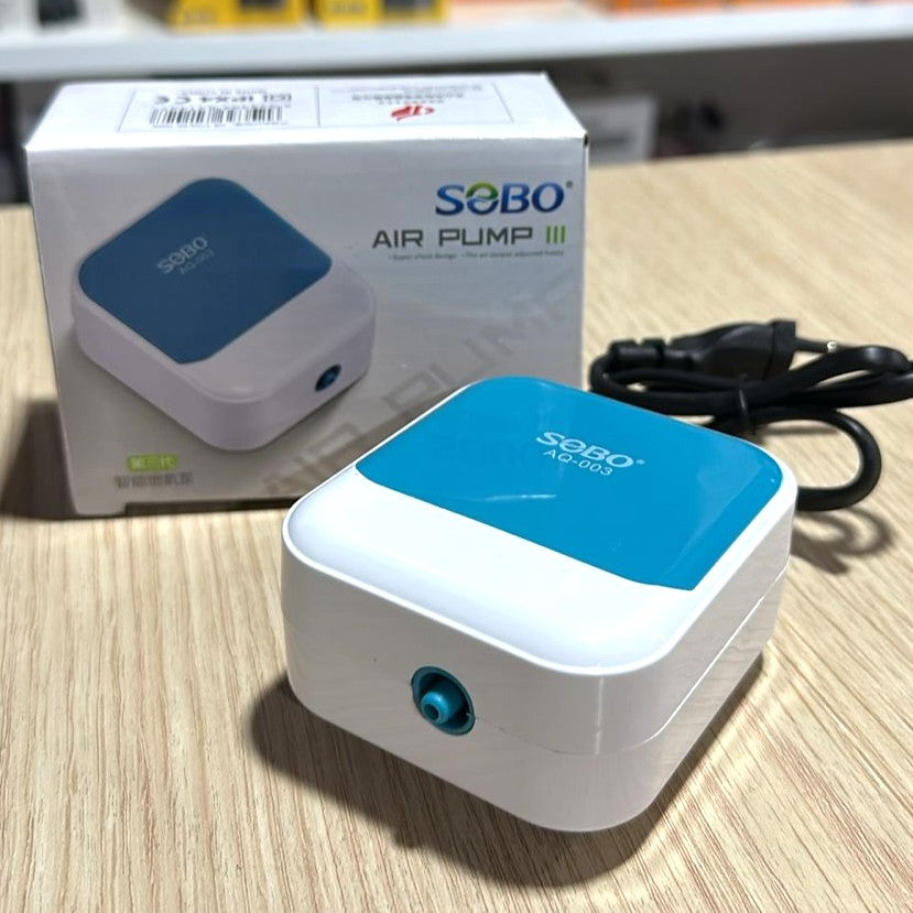 SOBO AQ-003 Aquarium Air Pump (3W) – Super Silent Single Outlet