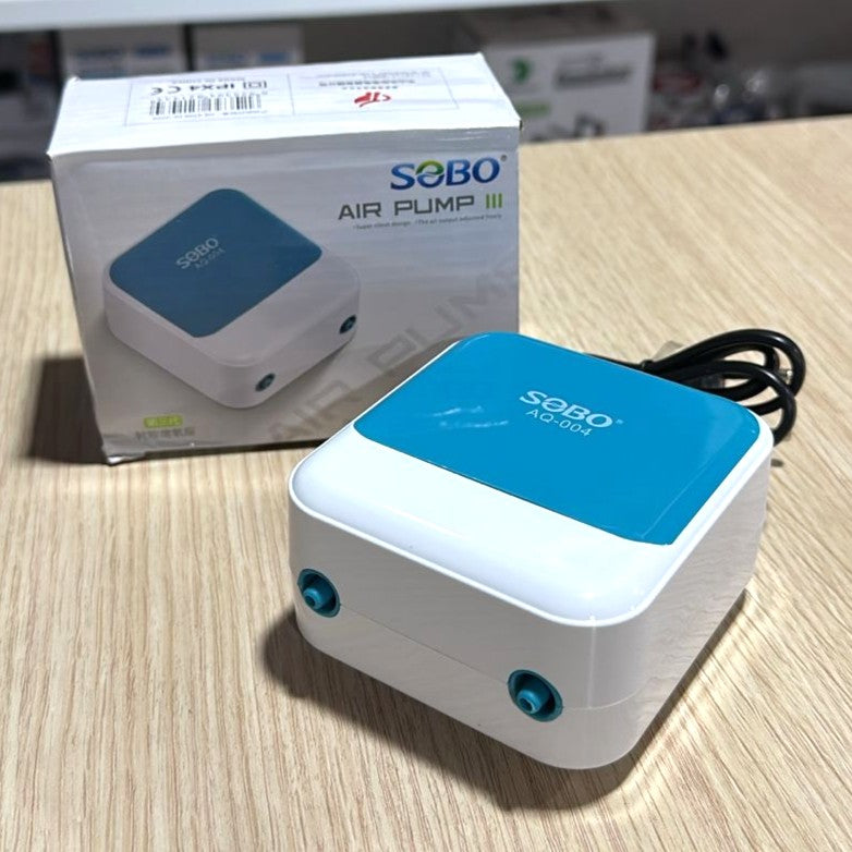 SOBO AQ-004 Aquarium Air Pump (4W) – Super Silent Dual Outlet