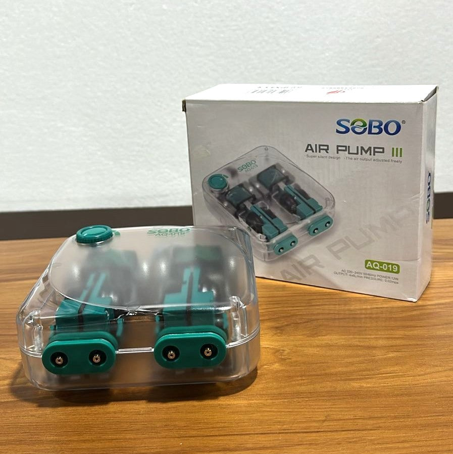 Sobo AQ-019 Four-Way Aquarium Air Pump 12 Watts for Fish Tank