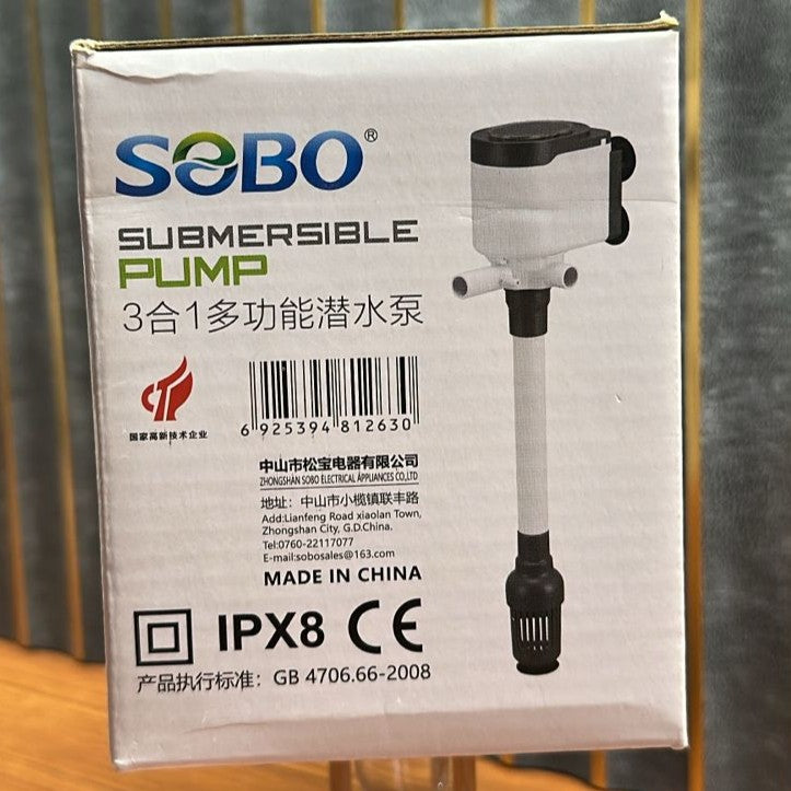 Sobo AQ-1058 Aquarium Submersible Pump & Power Head (30W) – 2200 L/H