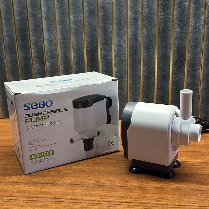 Sobo AQ-1058 Aquarium Submersible Pump & Power Head (30W) – 2200 L/H