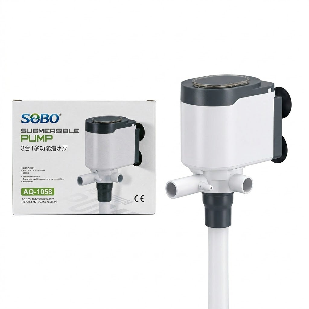 Sobo AQ-1058 Aquarium Submersible Pump & Power Head (30W) – 2200 L/H