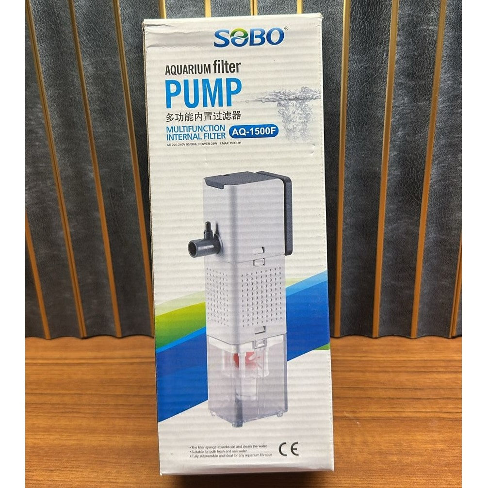 Sobo AQ-1500F Multifunction Internal Aquarium Filter (25W) – 1500 L/H