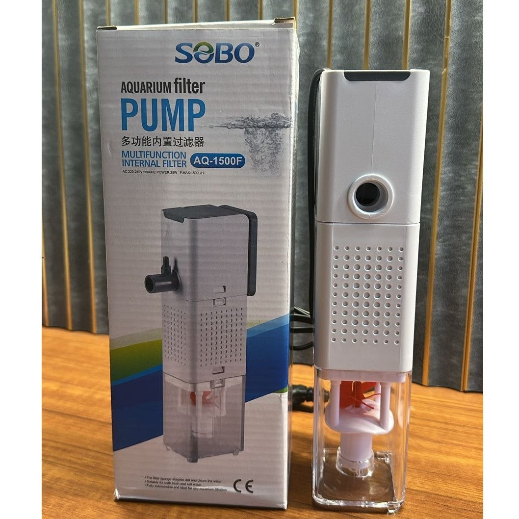 Sobo AQ-1500F Multifunction Internal Aquarium Filter (25W) – 1500 L/H