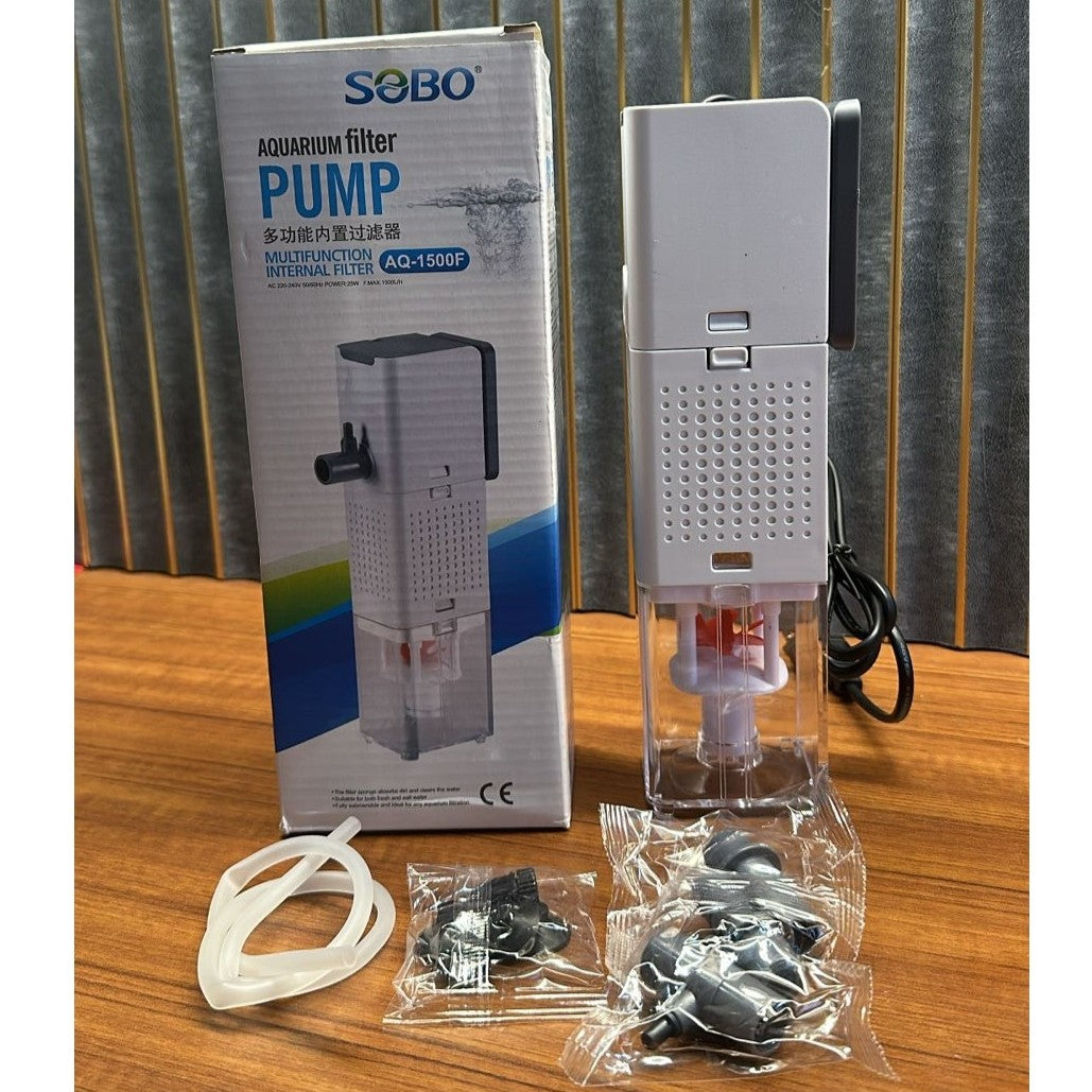 Sobo AQ-1500F Multifunction Internal Aquarium Filter (25W) – 1500 L/H