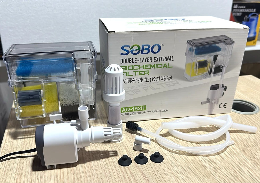 Sobo AQ-152H Double Layer Biochemical Filter (8W, 600 L/H)