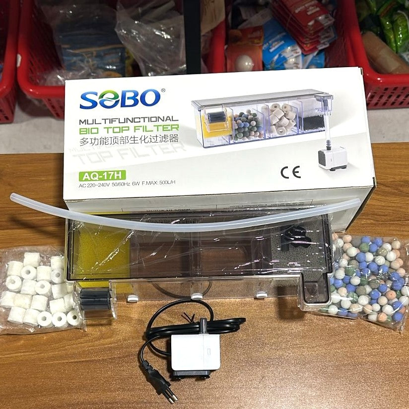 Sobo AQ-17H Multifunctional Bio Top Filter 6 Watts 500 L/H