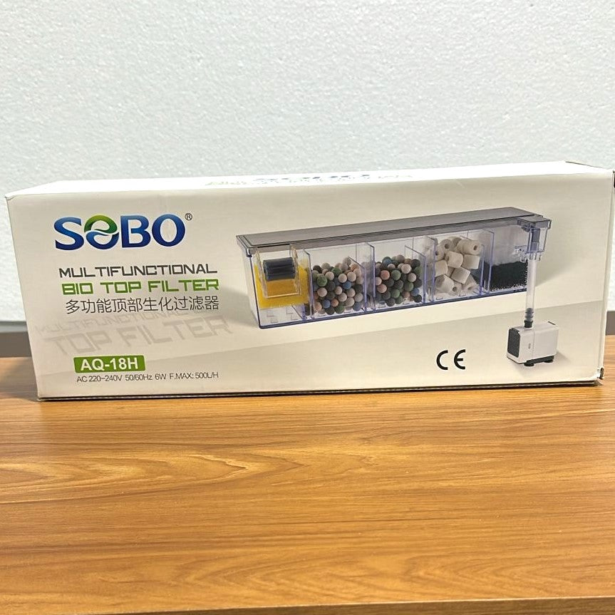 Sobo AQ-18H Multifunctional Bio Top Filter 6 watts 500 L/H