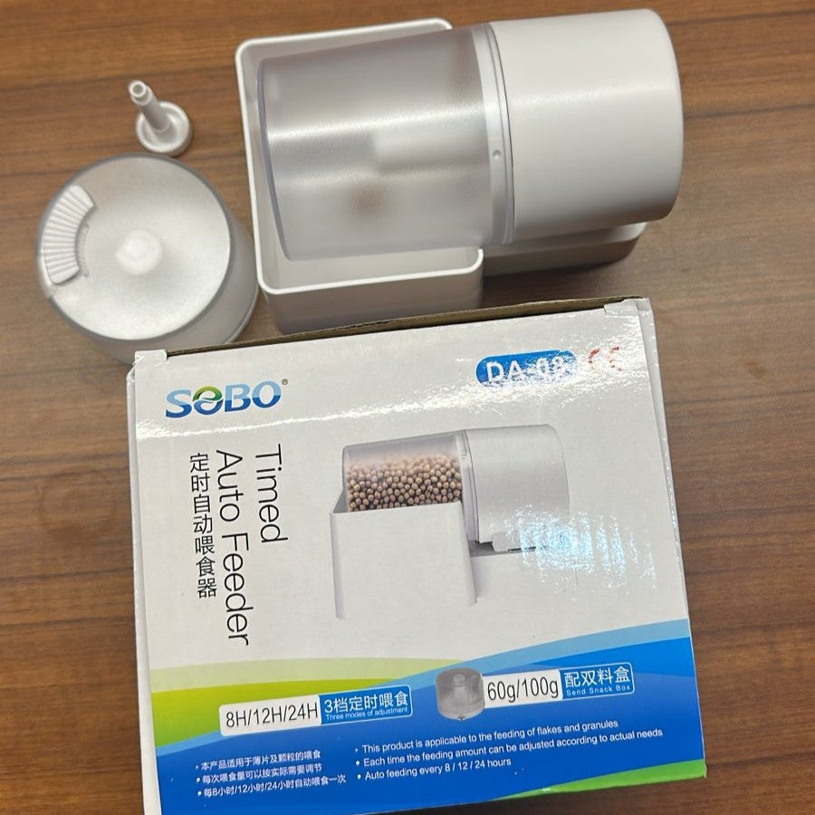 Sobo DA-08 Timed Auto Fish Feeder – 8H/12H/24H Automatic Food Dispenser
